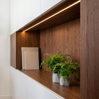 Invisible Light in Furniture: How to Integrate Recessed LED Profiles Flush into Wood - Integrate Recessed LED Profiles in Wood | Fenix Profiles