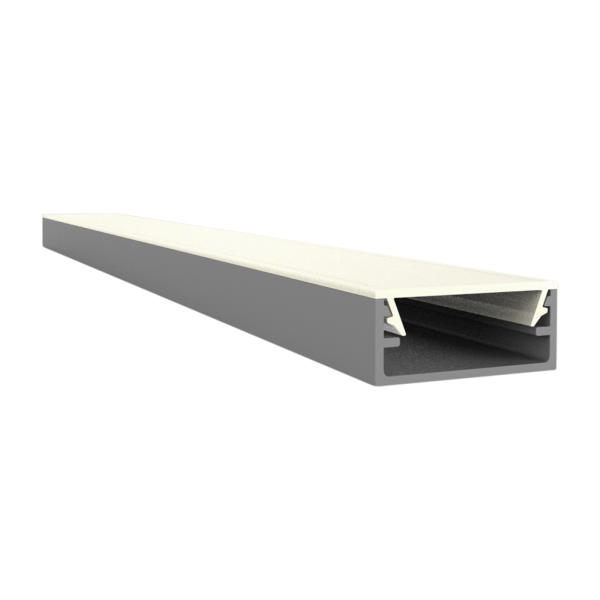 EXO-N1 SURFACE PROFILE | 2M | ALUMINUM ANNODIZED | LED MAX.16MM | ULTRAFLAT