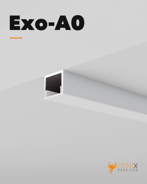EXO-A0 AUFBAU PROFIL | 3M | LED MAX.8MM | ULTRASLIM