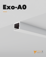 EXO-A0 AUFBAU PROFIL | 3M | LED MAX.8MM | ULTRASLIM