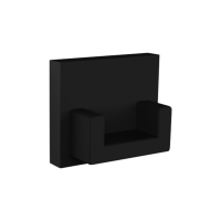 CAP-A0 Endcap | without hole | black