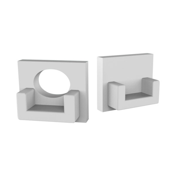 CAP-A0 Endcap | without hole | white