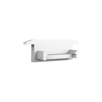 CAP-A1F Embout | sans trou | blanc