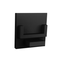 CAP-A2 Embout | sans trou | noir