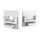CAP-A2 Endcap | with hole | white