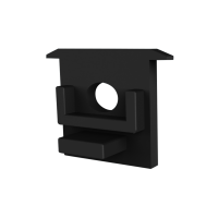CAP-A2F Endcap | with hole | black