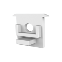 CAP-A2F Endcap | with hole | white