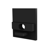 CAP-N2 Endcap | with hole | black