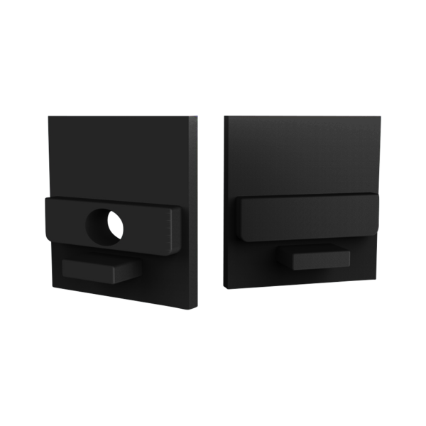 CAP-N2 Endcap | without hole | black