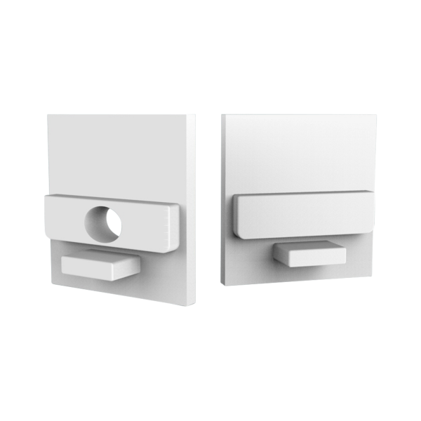 CAP-N2 Endcap | without hole | white