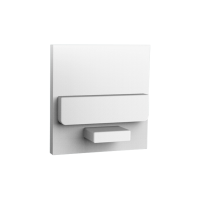 CAP-N2 Endcap | without hole | white