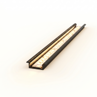 EXO-A1F EINBAU PROFIL | 2M | SCHWARZ RAL9005 | LED...