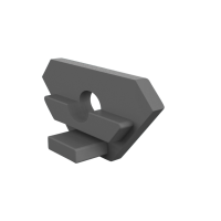 CAP-V2 Endcap | with hole | alu-silver