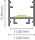 EXO-A2 AUFBAU PROFIL | 2M | ALUMINIUM ELOXIERT | LED MAX.13MM | NARROW