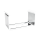 SPS-N1_16 Montageklammer SpringSteel f. LED Alu-Aufbauprofil Exo-N1_16 | weiss