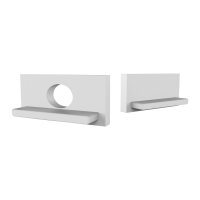 CAP-NLN1 Endcap | with hole | white