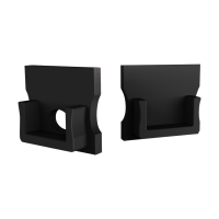 CAP-NLN2 Endkappe | ohne Loch | schwarz