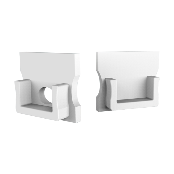 CAP-NLN2 Embout | sans trou | blanc