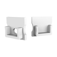 CAP-NLN2 Endkappe | ohne Loch | weiss