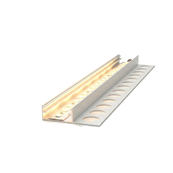 EXO-F1H FLIESSEN PROFIL | 2M | ALUMINIUM ELOXIERT | LED MAX.16MM | DIRECT+NARROW