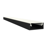 EXO-N1 AUFBAU PROFIL | 3M | SCHWARZ RAL9005 | LED MAX.6MM...