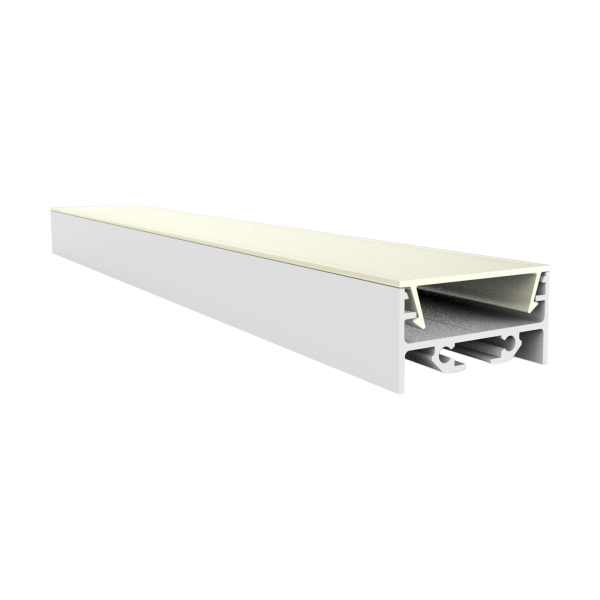 EXO-N3 SURFACE PROFILE | 2M | WHITE RAL9016 | LED MAX.24MM | ULTRAFLAT+WIDE