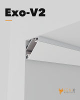 EXO-V2 ECK PROFIL | LED MAX.14MM | REAR CABLE CHANNEL