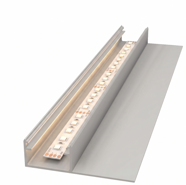EXO-T3H TROCKENBAU PROFIL | 2M | ALUMINIUM ELOXIERT | LED MAX.16MM |DIRECT+ FLAT