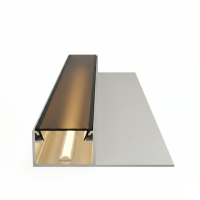 EXO-T3H TROCKENBAU PROFIL | 2M | ALUMINIUM ELOXIERT | LED MAX.16MM |DIRECT+ FLAT