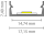 EXO-NLN1 SURFACE PROFILE | 2M | WHITE RAL9016 | LED MAX.14MM | ULTRAFLAT