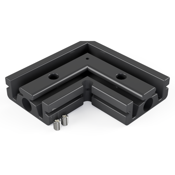 CON-N4 Connecteur 90° | noir