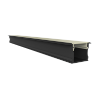 EXO-NLN2F EINBAU PROFIL | 2M | SCHWARZ RAL9005 | LED...