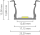 EXO-NLN2F EINBAU PROFIL | 2M | WEISS RAL9016 | LED MAX.14MM | NARROW+WINGS